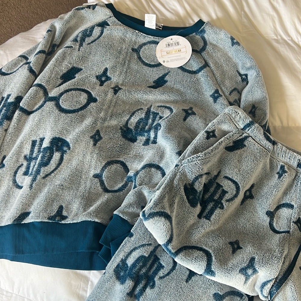Harry Potter Pajama set. Long sleeve/pants. Very soft. Never warn.